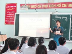 Thực hành tiết dạy môn Ngữ Văn của cô Nguyễn Thị Bình