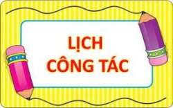 Lịch công tác Tuần 30, NH 2024 - 2025