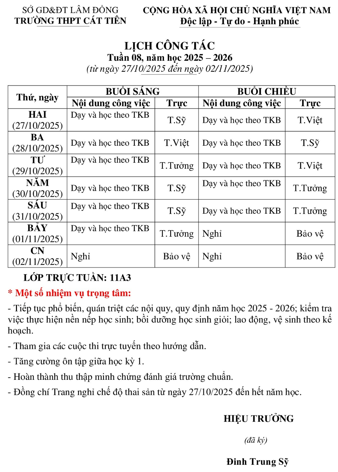 lichcongtac tuan8