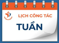 LỊCH CÔNG TÁC TUẦN 29, NH 2025 - 2026