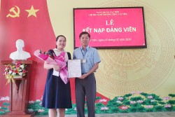 Lễ kết nạp đảng viên đầu tiên năm 2026